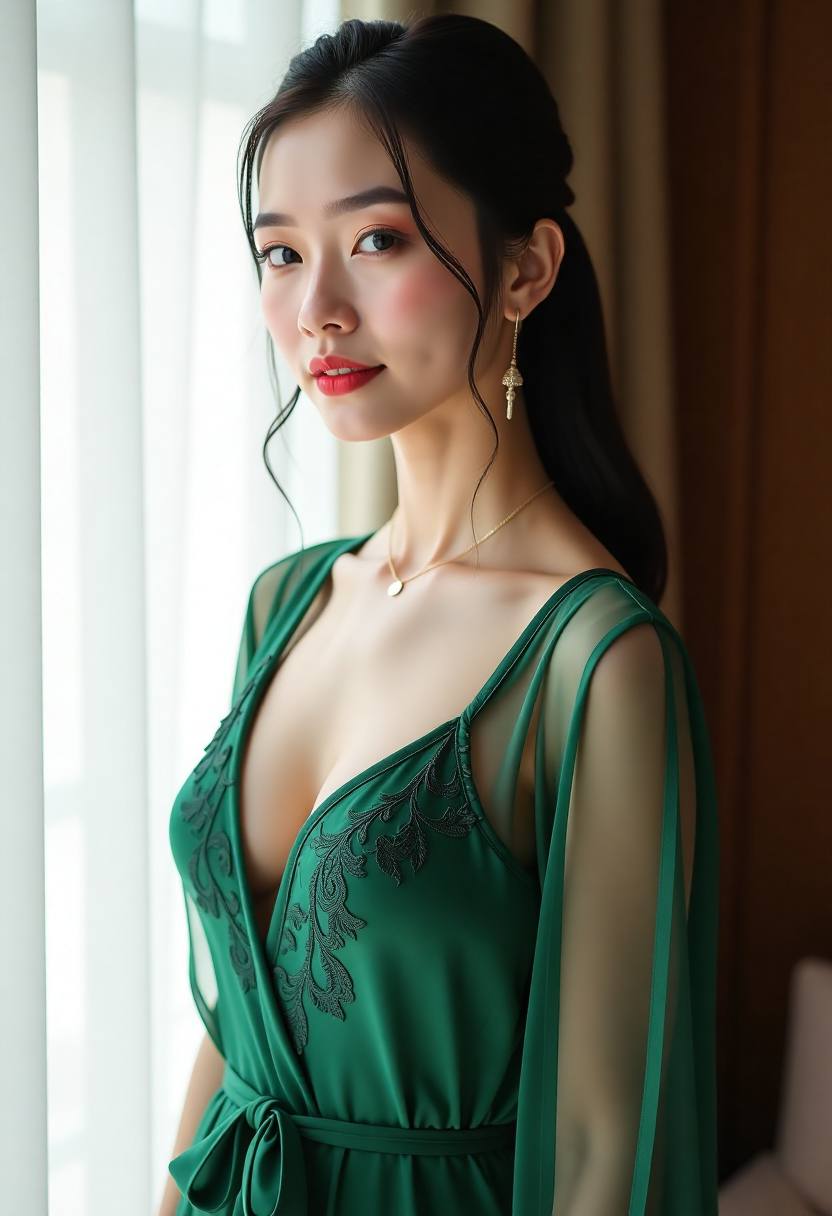 维修库外两人短暂停留